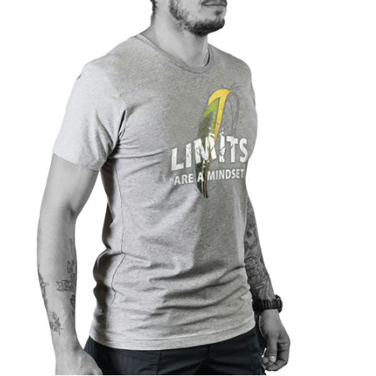 T-shirt MINDSET BREAKER, gris jais