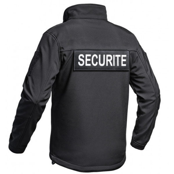 A10, Softshell Jacke SECU-ONE FLAP SECURITE, black