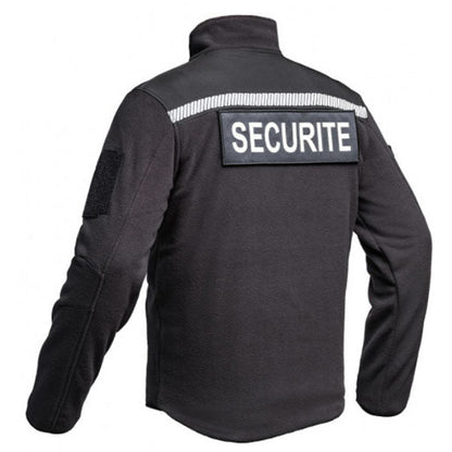 Fleecejacke SECU-ONE SECURITE HV-TAPE, black
