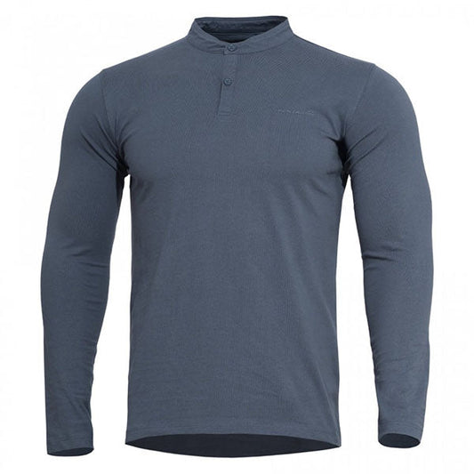 PENTAGON, Henley Shirt ROMEO 2.0, charcoal blue