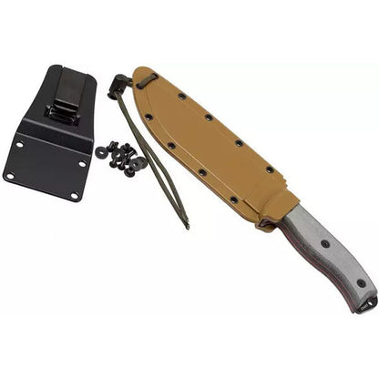 Survivalmesser MODEL 6, Teilwellenschliff, black