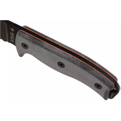 Survivalmesser MODEL 6, Teilwellenschliff, black