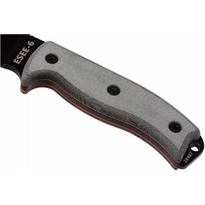 Survivalmesser MODEL 6, Teilwellenschliff, black