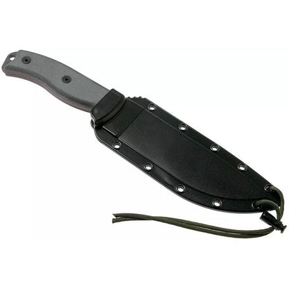 Survivalmesser MODEL 6 TACTICAL GRAY, Glattschliff
