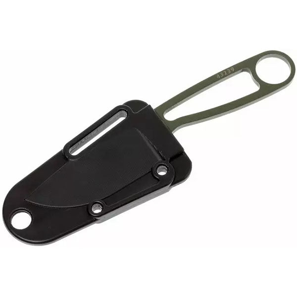 Neck-Knive IZULA, Glattschliff, OD green