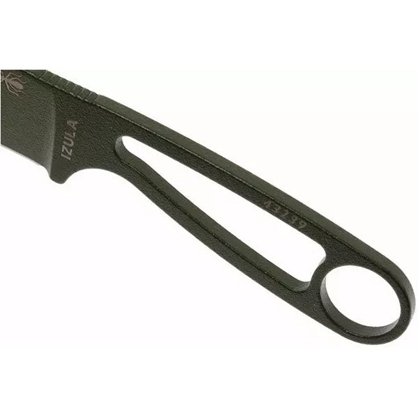 Neck-Knive IZULA, Glattschliff, OD green