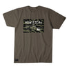 T-shirt HOBITZER TRADEMARK, mocca erica