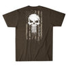 T-shirt SKULL FREEDOM FLAG, tigrata