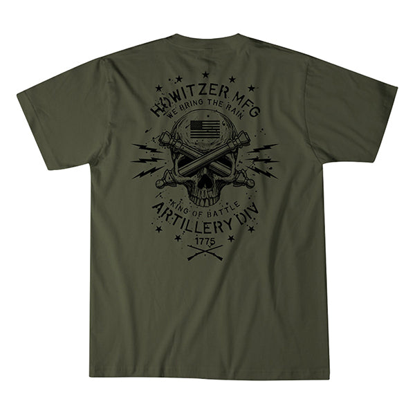  T-Shirt ARTILLERY DIVISION, surplus green
