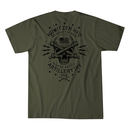 T-Shirt ARTILLERY DIVISION, surplus green