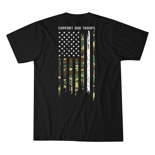  T-Shirt FLAG CAMO, black