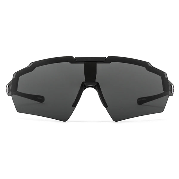 GATORZ Occhiali da sole BLASTSHIELD BALLISTICS (Nero Cerakote/Fumo con Antiappannamento)