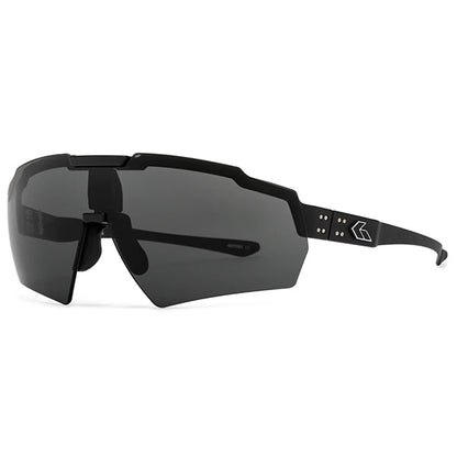 GATORZ Occhiali da sole BLASTSHIELD BALLISTICS (Nero Cerakote/Fumo con Antiappannamento)