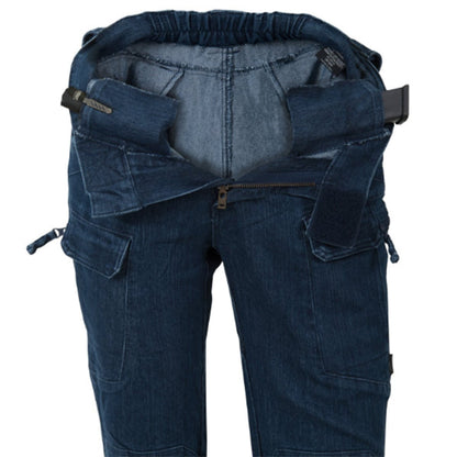 Pantalon FEMME UTP (Urban Tactical Pants), DENIM-STRETCH, bleu marine