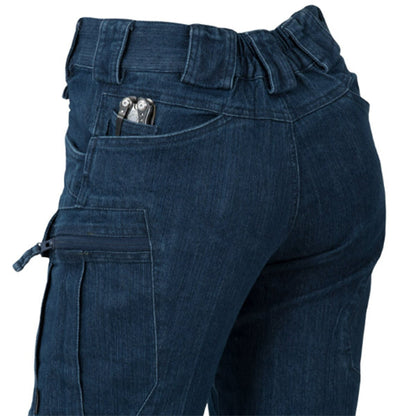 Pantalon FEMME UTP (Urban Tactical Pants), DENIM-STRETCH, bleu marine