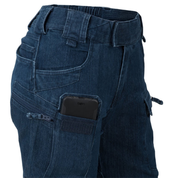 Pantalon FEMME UTP (Urban Tactical Pants), DENIM-STRETCH, bleu marine