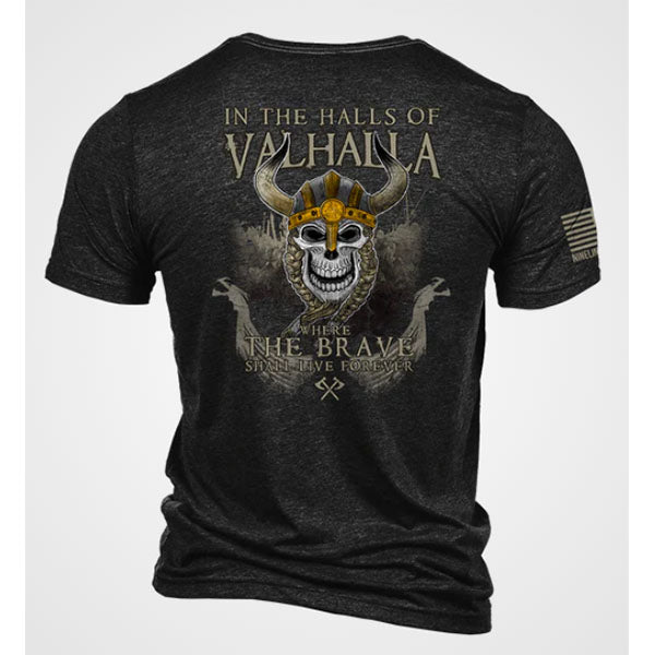 T-shirt VALHALLA, noir anthracite