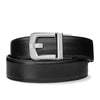 Waffengurt LEATHER GUN BELT X8 NICKEL, Black