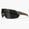 Occhiali da sole ARC LIGHT, montatura Tan499 / lenti polarizzate Smoke Vapor Shield (AL26PVS)