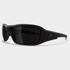 Occhiali da sole HAMEL, montatura sottile nera opaca soft touch con lenti polarizzate fumo vapore (TXH716VS-TT)