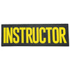 Badge in velcro ISTRUTTORE, 100x300mm, giallo
