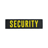 Badge in velcro SECURITY, 25x100mm, giallo