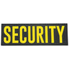 Badge in velcro SECURITY, 100x300mm, giallo