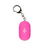 Schrillalarm 2-in-1 Personal Alarm mit LED Licht & Karabinerhaken, pink