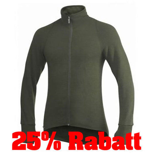 25% Rabatt: WOOLPOWER, Full-Zip Jacket 400 unisex, pine green