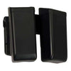 doppeltes Kunststoffholster LUGER für zweireihige Waffenmagazine 9mm, black