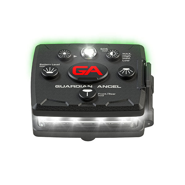 Lampe de sécurité GUARDIAN ANGEL MICRO BLANC/VERT, avec batterie