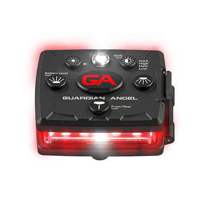 Lampe de sécurité GUARDIAN ANGEL MICRO ROUGE/ROUGE, avec batterie