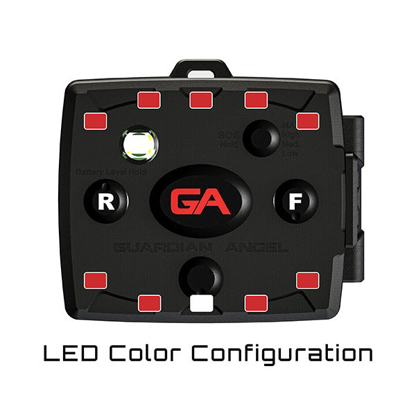 Lampe de sécurité GUARDIAN ANGEL MICRO ROUGE/ROUGE, avec batterie