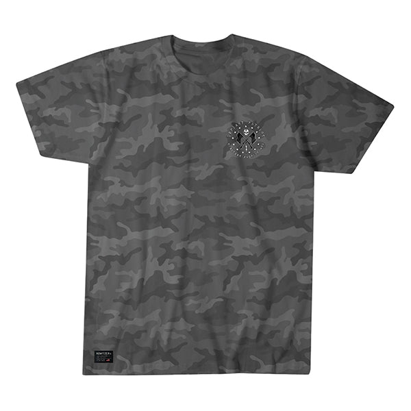 HOWITZER, T-Shirt DEFIANT SKETCH, grey camo