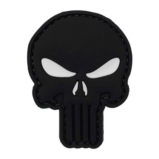 CHARLIE MIKE, Morale Patch / Klett-Patch - PUNISHER WHITE EYES