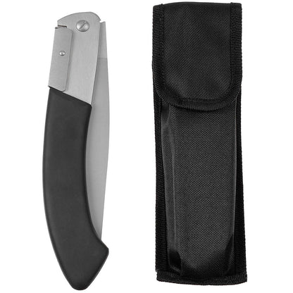 SCIE PLIANTE "DELUXE" NOIRE LONGUEUR DE LAME 19 CM.