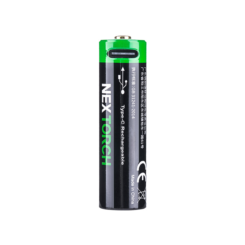 Batterie Li-Ion USB 14500 DC20063, 880 mAh avec circuit de protection