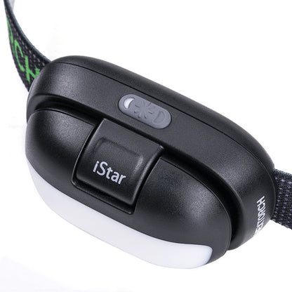 LED-Stirnlampe iStar Natural Light Flip-Switch, 450 Lumen (inkl. Akku)