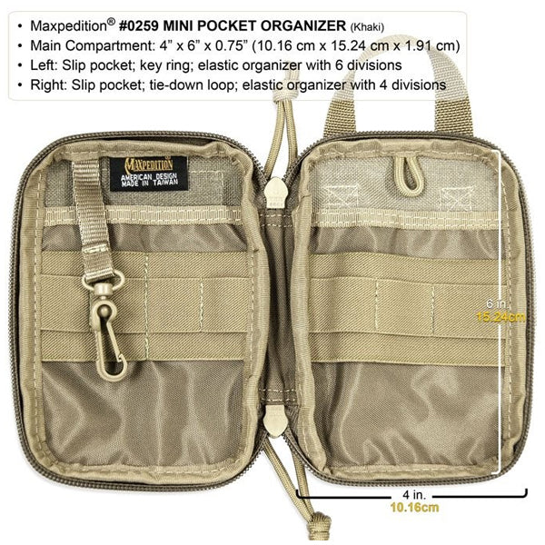 Maxpedition E.D.C Pocket Organizer OD Green 246G Maxpedition E.D.C Pocket Organizer OD Green 246G