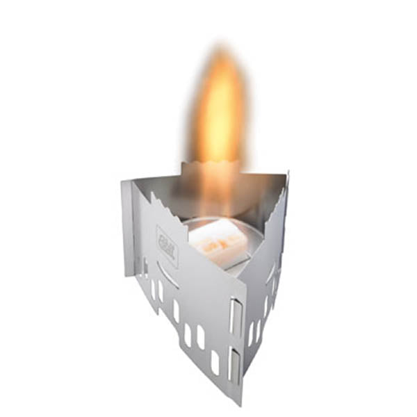 Stufa a combustibile secco ESBIT in acciaio inossidabile, CS75S