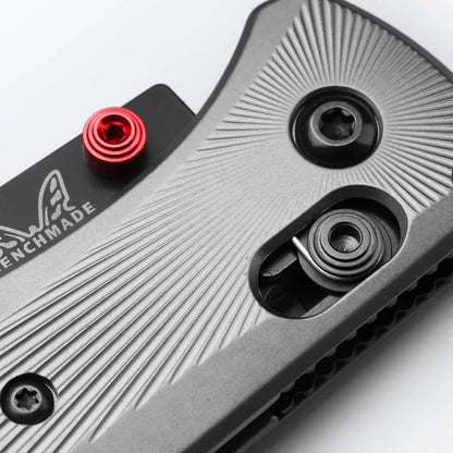 Coltello pieghevole Bugout, alluminio grigio