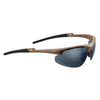 APACHE, smoke, orange & clear Linsen, Frame: rubber brown