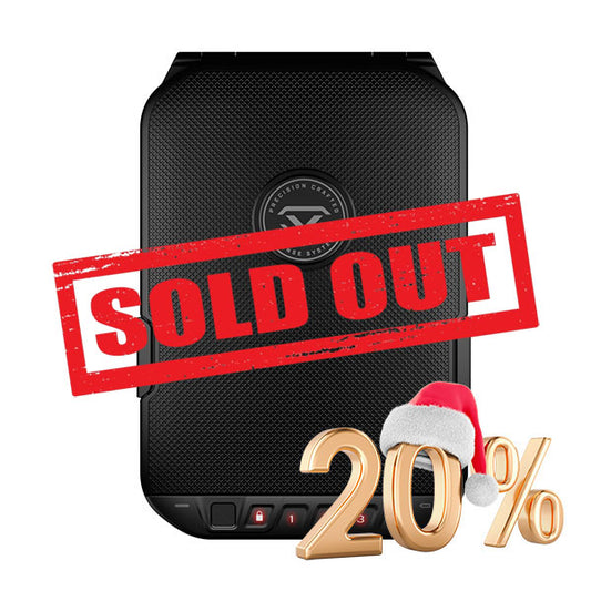 Mobiler Safe LIFEPOD 2.0, covert black (biometrisch)