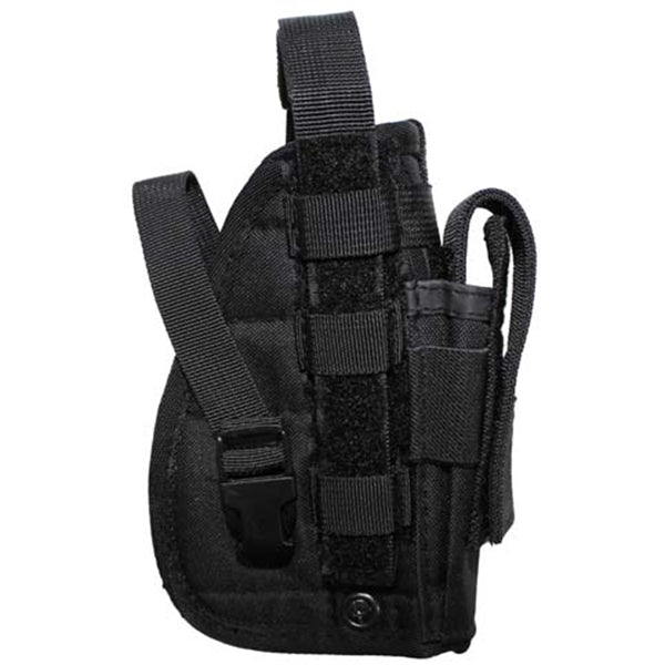 FONDINA PER PISTOLA "MOLLE" per destrimani, nera 