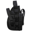 FONDINA PER PISTOLA "MOLLE" per destrimani, nera 