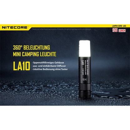 LED-TASCHENLAMPE LA10 - 135 Lumen (ohne Batterie)