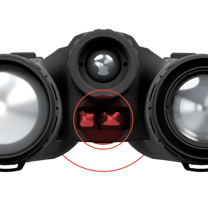 Jumelles multispectrales Binox-6 Dual 256x192, 6-48, 4 en 1 avec télémètre laser