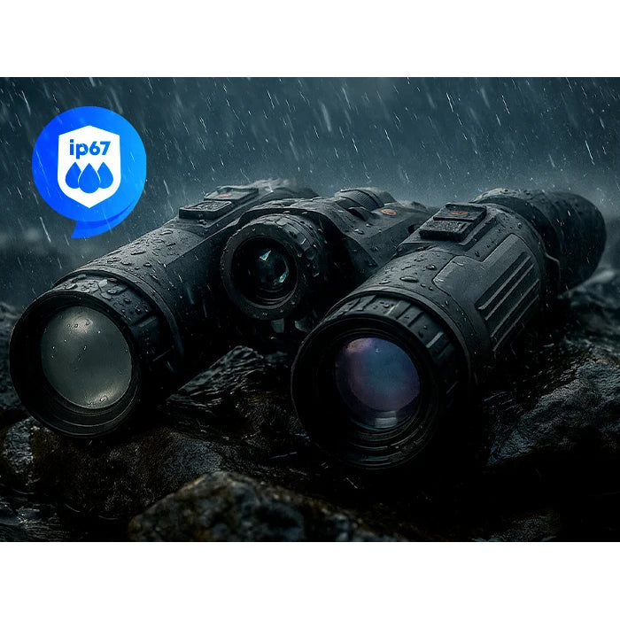 Jumelles multispectrales Binox-6 Dual 256x192, 6-48, 4 en 1 avec télémètre laser