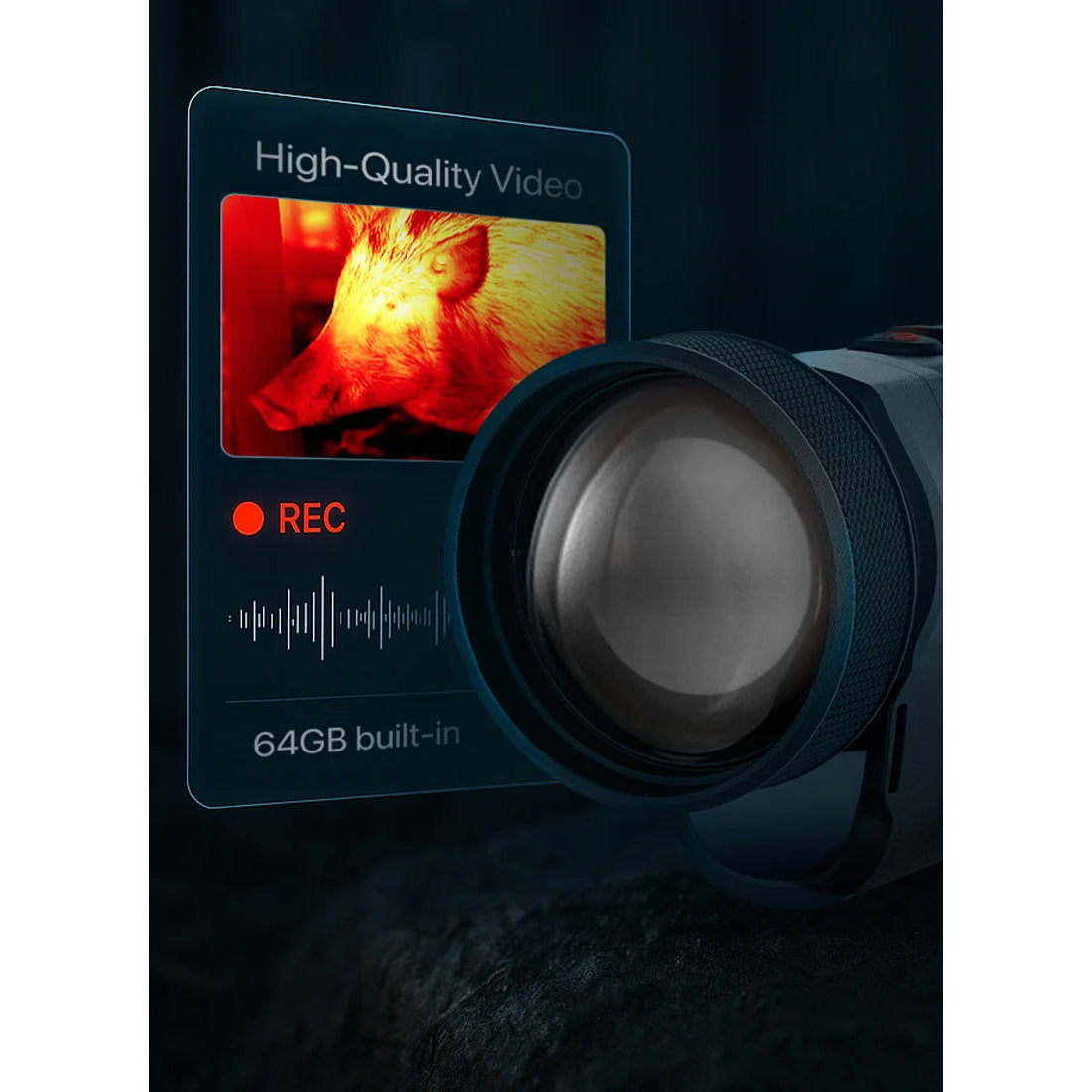 Monoculaire d'imagerie thermique BlazeHunter XD LRF