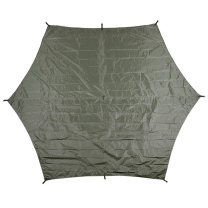 Abdeckplane Hexagon Tarp, olive, 310 x 340 cm